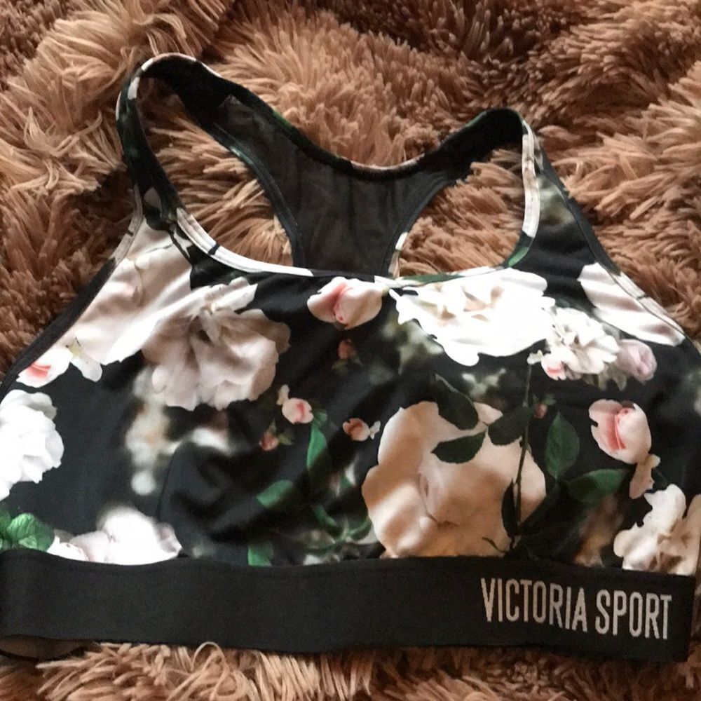 ictoriaβs Secret Sexy No Wire Sports BraβFloral M